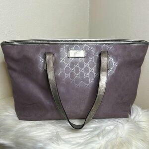 💯Authentic Gucci Tote  Imprime Gold Handbag🍀